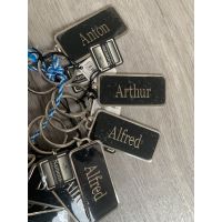 Justin-Metall-Schlüsselanhänger - Männer -  Namen - Keyring - DEP-Schlüsselanhänger-Justin - UVP: € 2,95