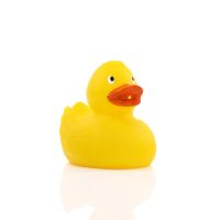 Renn-Ente Metallplatte Quietscheente Badeente ca. 6,5 cm...