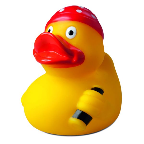 A Pirat mit Kopftuch Quietscheente Badeente ca. 8 cm gross