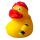 A Pirat mit Kopftuch Quietscheente Badeente ca. 8 cm gross