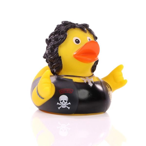 Heavy Metal Quietscheente Badeente ca. 8 cm gross