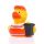 Müllmann Müllabfuhr Quietscheente Badeente ca. 8 cm gross