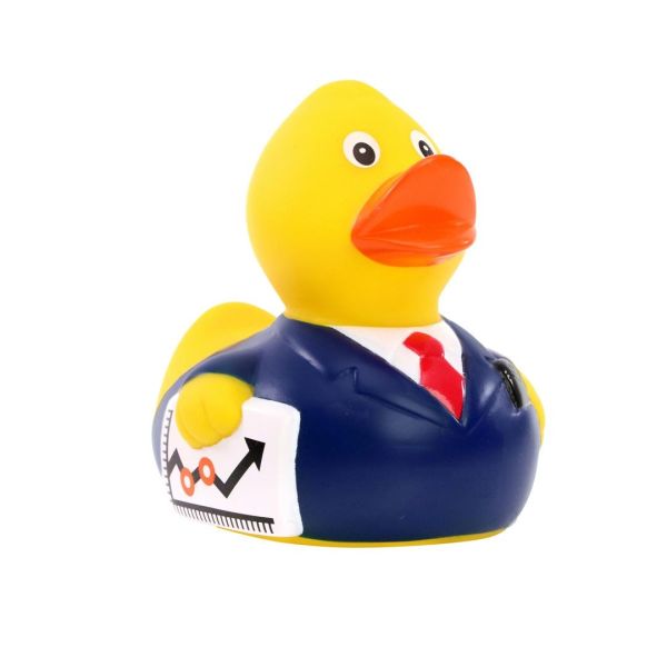 Businessman  Quietscheente Badeente ca. 8 cm gross