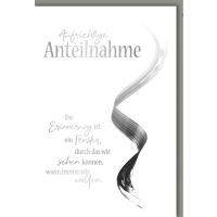 Sortiment 100 Trauerkarten Beileidskarten mit Umschlag...