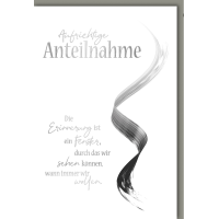 Sortiment 100 Trauerkarten Beileidskarten mit Umschlag...