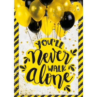 Musikkarte Geburtstag You never walk alone Flashlight...