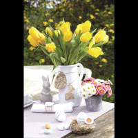 Ohne Text Ostern Glückwunschkarte mit Umschlag gelbe...