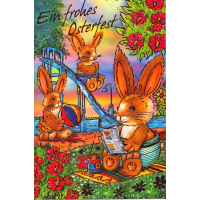 A 100er-Sortiment Ostern Karten 11x16cm mit Briefumschlägen UVP pro Karte: € 1,50