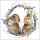 Ostern Servietten Lunch Napkin Lunch Format: 33 x 33 cm 3-lagig 20 Servietten Rabbit Wreath FSC Mix