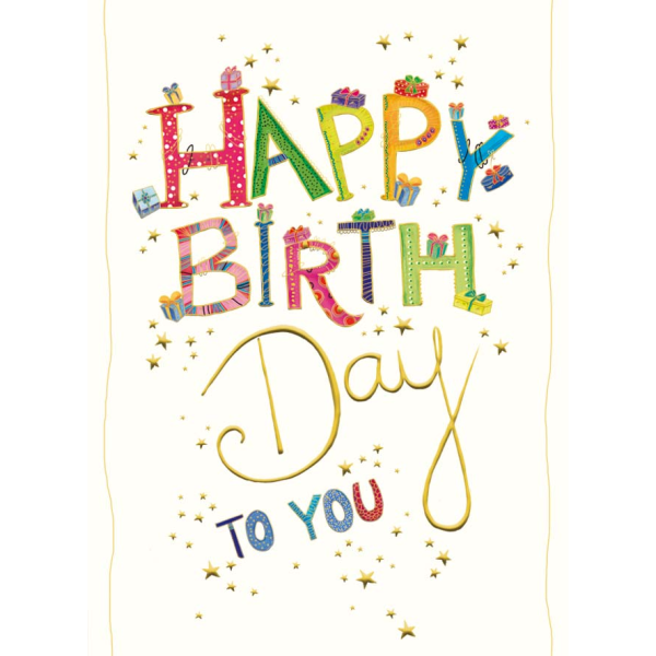 Geburtstag Klammermini Minikarte mit Klammer Format 5,5 x 7,5 cm Happy birthday