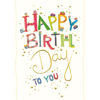 Geburtstag Klammermini Minikarte mit Klammer Format 5,5 x 7,5 cm Happy birthday