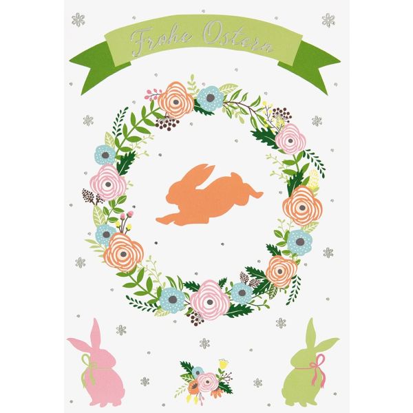 Ostern - Glückwunschkarte im Format 11,5 x 17cm mit Umschlag