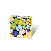 Ostern Geschenktüte Tasche CD-Format  Bunte Eier
