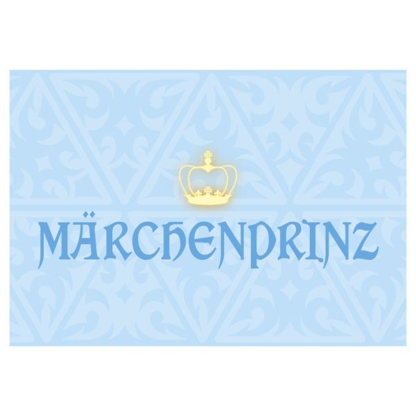 Postkarte - Serie Legendär - veredelt mit Kaltglanzfolie - Märchenprinz