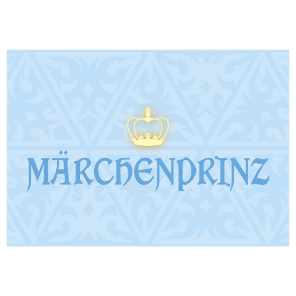 Postkarte - Serie Legendär - veredelt mit Kaltglanzfolie - Märchenprinz