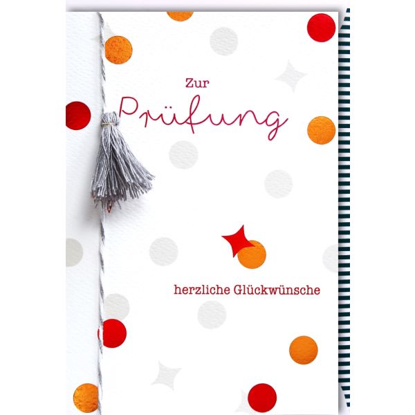 Prüfung Glückwunschkarte mit Umschlag Zur Prüfung