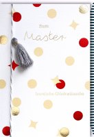Master - Karte mit Umschlag - "Zum Master herzlichen...