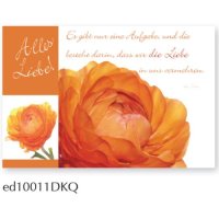 Alles Liebe - Spruchkarte - Glückwunschkarte -...