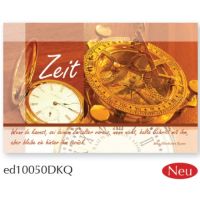 Zeit - Spruchkarte - Glückwunschkarte - Doppelkarte...