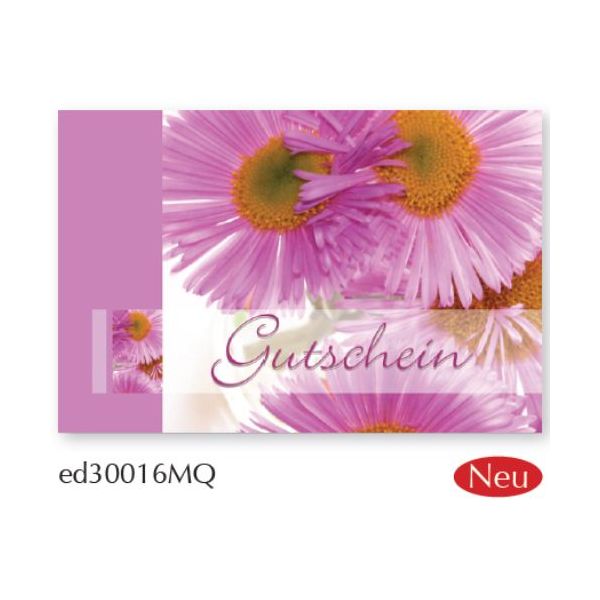 Gutschein - Midi-Karte - Mini-Karte - Glückwunschkarte mit Briefumschlag - Format 12 x 8,2 cm