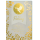 A Firmung Karte mit Umschlag goldener Kreis mit Taube