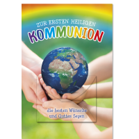 A Kommunion Geldkarte Karte mit Umschlag Kinderhände...