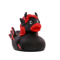 Teufelin Quietscheente Badeente ca. 8 cm gross