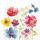 Cocktail Servietten 25 x 25 cm 3-lagig 20 Servietten Aquarell Meadow FSC Mix Aquarell wiese