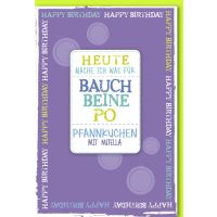 Geburtstag Glückwunschkarte mit Umschlag Magnet...
