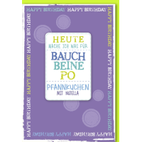 Geburtstag Glückwunschkarte mit Umschlag Magnet...
