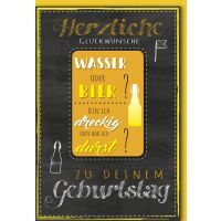 Geburtstag Glückwunschkarte mit Umschlag Magnet...