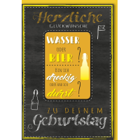 Geburtstag Glückwunschkarte mit Umschlag Magnet...