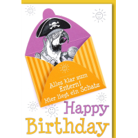 A Geburtstag Geldkarte Glückwunschkarte mit Umschlag...