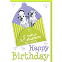 A Geburtstag Geldkarte Glückwunschkarte mit Umschlag...