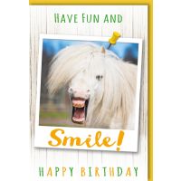 A Geburtstag Glückwunschkarte mit Umschlag Pferd...