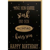 Geburtstag Hipsta Glückwunschkarte mit Umschlag...