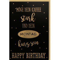 Geburtstag Hipsta Glückwunschkarte mit Umschlag...