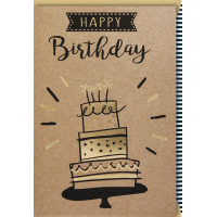 A Geburtstag Glückwunschkarte mit Umschlag Torte...