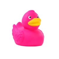 Ente pink unifarbene Ente Quietscheente Badeente ca. 8 cm...