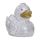 Ente glitzergold unifarbene Enten Quietscheente Badeente ca. 8 cm gross