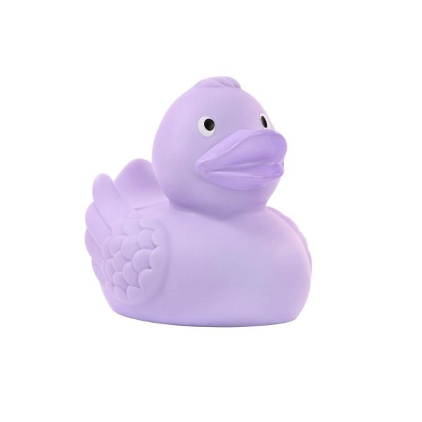 Ente pastellila unifarbene Enten Quietscheente Badeente ca. 8 cm gross