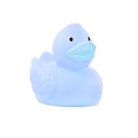 Ente pastelblau unifarbene Enten Quietscheente Badeente...