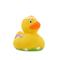 Blumendesign Quietscheente Badeente ca. 8 cm gross