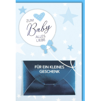 A Geburt Baby Freudiges Ereignis Geldkarte Karte mit...