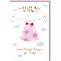Geburt Baby Freudiges Ereignis Karte mit Umschlag Kleid...