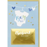 Geburt Baby Freudiges Ereignis Geldkarte Karte mit...
