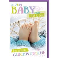 Geburt Baby Freudiges Ereignis Karte mit Umschlag...