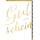 Gutschein Glückwunschkarte mit Umschlag Gutschein Goldene Schrift