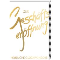 A Geschäftseröffnung Glückwunschkarte mit...