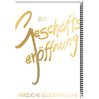 A Geschäftseröffnung Glückwunschkarte mit...